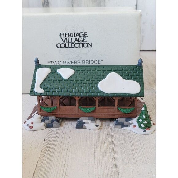 Dept 56 56561 Two Rivers Bridge Village accessory Xmas - Picture 3 of 5